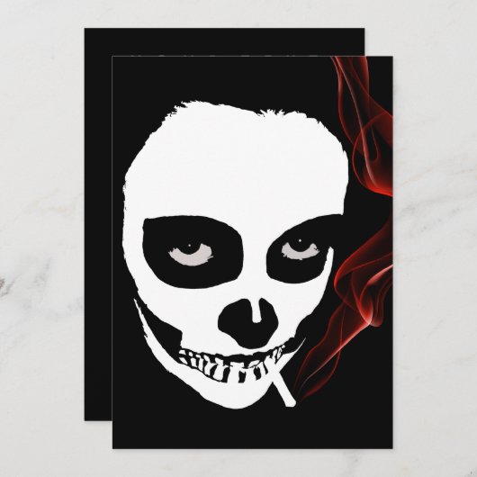 酔っぱらった死 招待状 (正面/裏面)