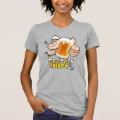 酔っぱらった船員 |スリムフィット Tシャツ (正面)