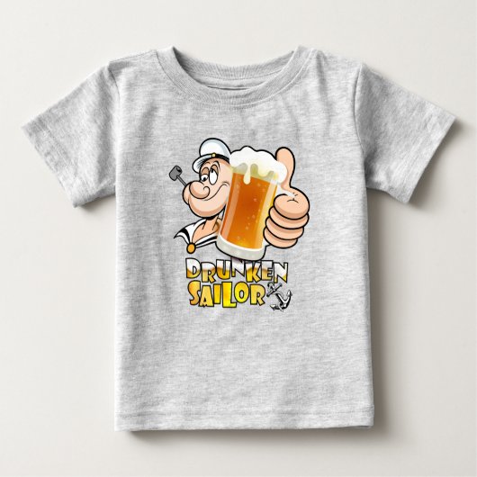 酔っぱらった船員 | ベビーTシャツ (正面)