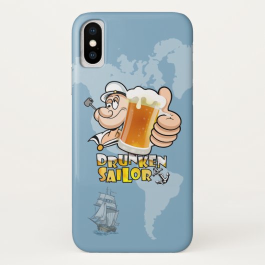 酔っぱらった船員 | iPhone Xケース Case-Mate iPhoneケース (裏面)