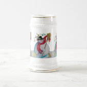 酔っぱらった雪だるまカスタマイズ-  ビールジョッキ (中央)