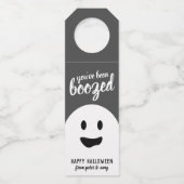 酔っぱらった – 面白いハロウィーンパーティーボトル ボトルネックタグ (正面)