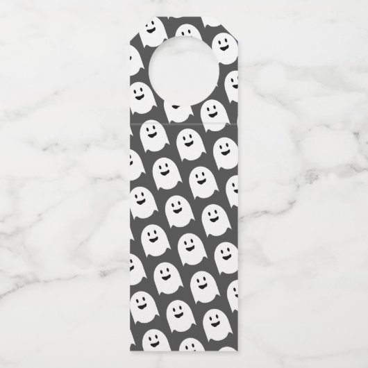 酔っぱらった – 面白いハロウィーンパーティーボトル ボトルネックタグ (裏面)