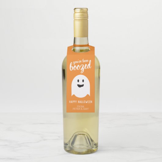 酔っぱらった – 面白いハロウィーンパーティー ボトルネックタグ (ボトル)