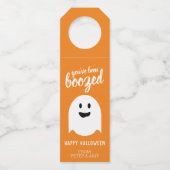 酔っぱらった – 面白いハロウィーンパーティー ボトルネックタグ (正面)