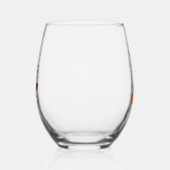 酔っぱらって明るいトナカイ ステムなしワイングラス (右)