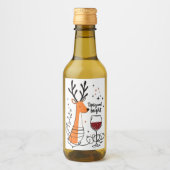 酔っぱらって明るいトナカイ ワインラベル (正面)