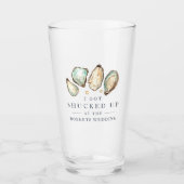 酔っぱらって | コースタルオイスター結婚式の引き出物 タンブラーグラス (正面)