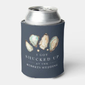酔っぱらって | コースタルオイスター結婚式の引き出物 缶クーラー (缶正面)