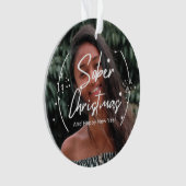 酔っパーソナライズされたた オーナメント (正面)