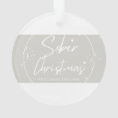 酔っパーソナライズされたた オーナメント (裏面)