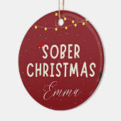 酔っパーソナライズされたた セラミックオーナメント (左)