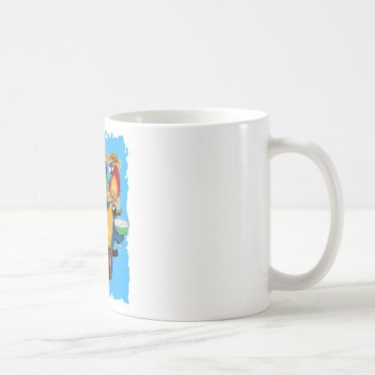 酔っ払いインコ コーヒーマグカップ (右)
