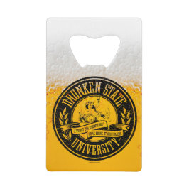 酔っ払い州大学 クレジットカード栓抜き