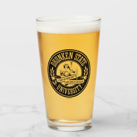 酔っ払い州大学 タンブラーグラス (ドリンク正面)