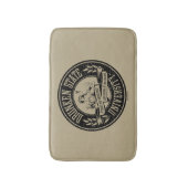 酔っ払い州大学 バスマット (正面縦)