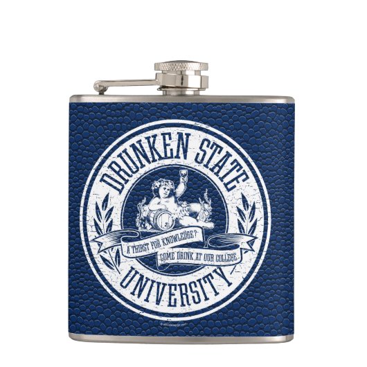 酔っ払い州大学 フラスク (正面)