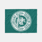 酔っ払い州大学 フリースブランケット (正面(横))