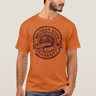 酔っ払い州大学 Tシャツ