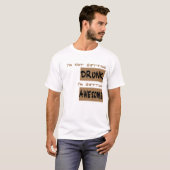 酔っ払う気ゼロ Tシャツ (正面フル)