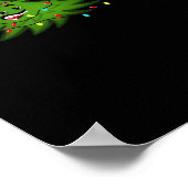 酔っ払ったクリスマスツリーを必見おもしろいで見よう ポスター (角)