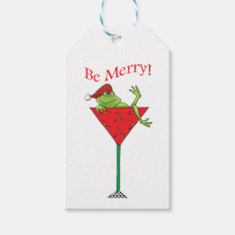 酔っ払ったチニズカエル ギフトタグ