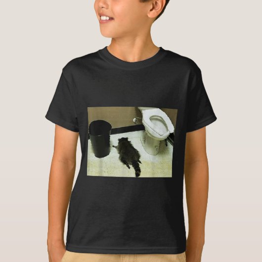 酔っ払ったパンダのゴミ袋 Tシャツ (正面)