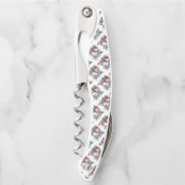 酔っ払った雪だるま飲み酒を飲もう ソムリエナイフ (正面)