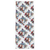 酔っ払った雪だるま飲み酒を飲もう ワインギフトバッグ (裏面)