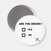 酔っ払ってるの？ マグネット (正面/裏面)