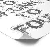 酔っ払って集中できない、面白い名言 ポスター (角)