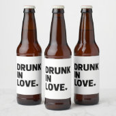 酔わせるラブビールラベル ビールラベル (ボトル)