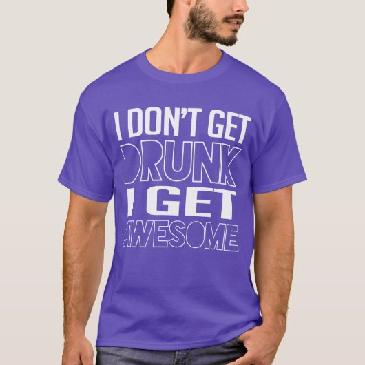 酔わないで素晴らしくなる Tシャツ (正面)