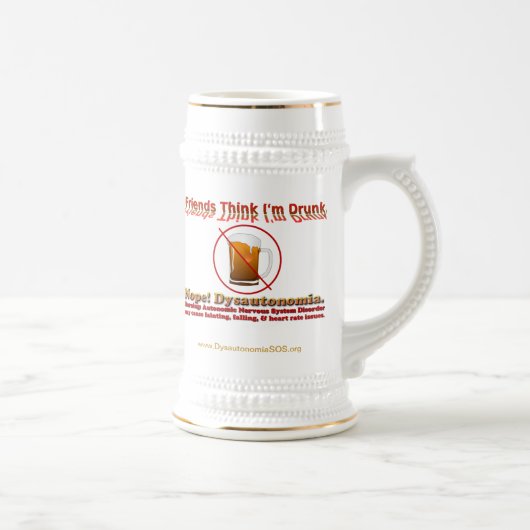 酔わなかった、ちょうどDysautonomiaステイン ビールジョッキ (右)
