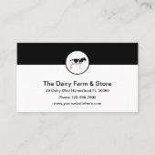酪農カントリーストアの名刺 名刺 (正面)