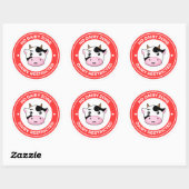 酪農ゾーンなし ラウンドシール (シート)