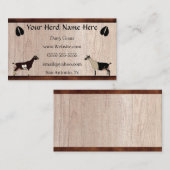 酪農ヤギ 名刺 (正面/裏面)