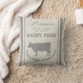 酪農場の供給穀物袋 クッション (ブランケット)