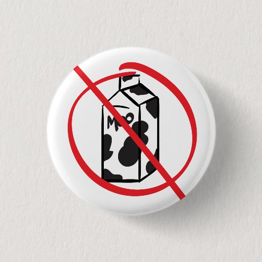 酪農場の自由アレルギーか不寛容 缶バッジ (正面)