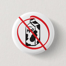 酪農場の自由アレルギーか不寛容 缶バッジ