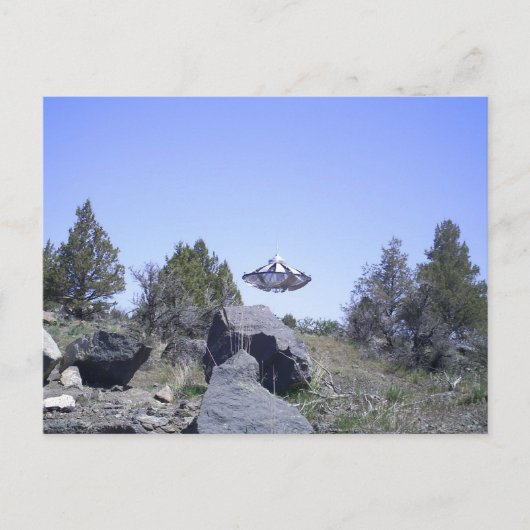 酪農場、オレゴンUFO ポストカード (正面)