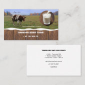 酪農場、牛、農業、名刺 名刺 (正面/裏面)