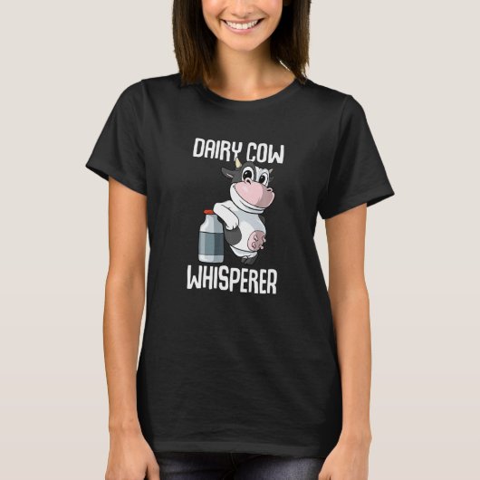 酪農家 牛の語り部 Tシャツ (正面)