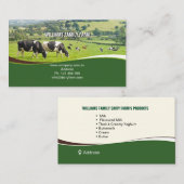 酪農家、牛、農業、名刺 名刺 (正面/裏面)