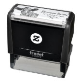 酪農牛ミルクスモールビジネス差出人住所 セルフインキングスタンプ (商品)