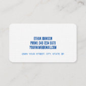 酪農牛乳 名刺 (裏面)