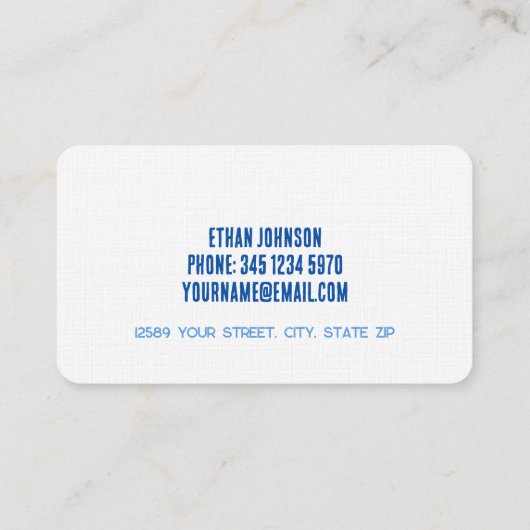 酪農牛乳 名刺 (裏面)