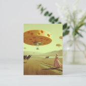 酪農牧場内のチーズUFO ポストカード (スタンド正面)