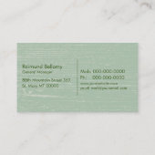 酪農用名刺 名刺 (裏面)