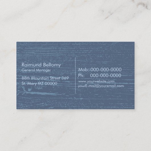 酪農用名刺 名刺 (裏面)